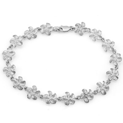 PRICELESS PLATINUM OVER 0.925 STERLING SILVER BRACELET