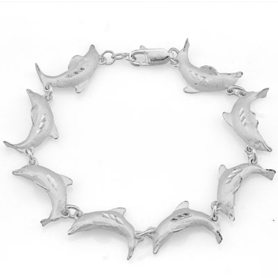 PRETTY PLATINUM OVER 0.925 STERLING SILVER BRACELET