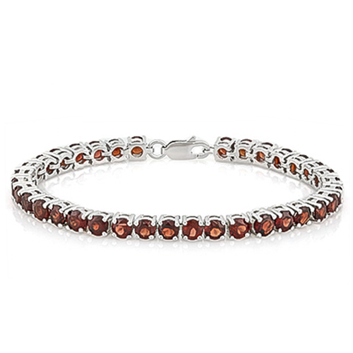 15.20 CT 925 STERLING SILVER TENNIS BRACELET