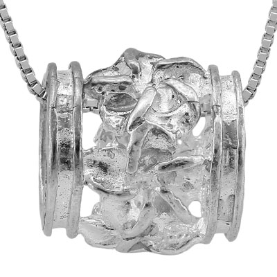 MARVELOUS PLATINUM OVER 0.925 STERLING SILVER PENDANT