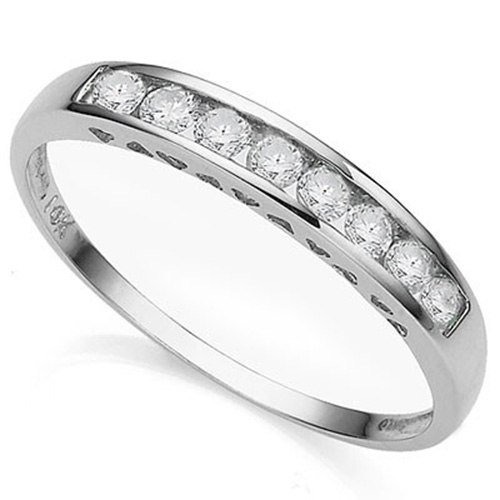 PRICELESS 1/3 CARAT  WHITE DIAMOND 10K SOLID WHITE GOLD RING