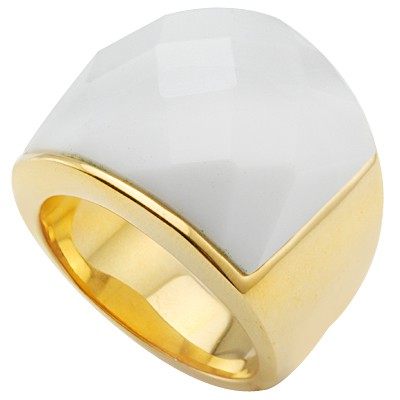 SPECTACULAR HEAVY STAINLESS STEEL RING SIZE 8