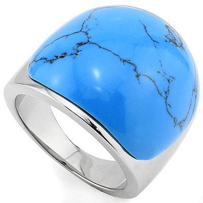 CLASSY HEAVY STAINLESS STEEL RING SIZE 8