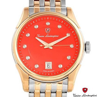 <b>DEA-</B>BRILLIANT  LAMBORGHINI SWISS MOVEMENT DIAMOND MEN WATCH