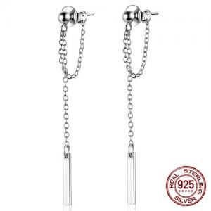 READY TO SHIP! PURE 925 STERLING SILVER DANGLE EARRINGS