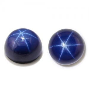 2.92 CT STAR SAPPHIRE DEEP NAVY BLUE WITH STAR SHADOW LOOSE GEMSTONE LOT