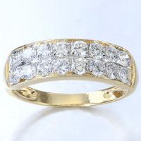 VS CLARITY ! 1.00 CT GENUINE DIAMOND 18KT SOLID GOLD ENGAGEMENT  RING