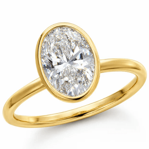 2.00 CT LAB GROWN DIAMOND 14K YELLOW SOLID GOLD RING_1