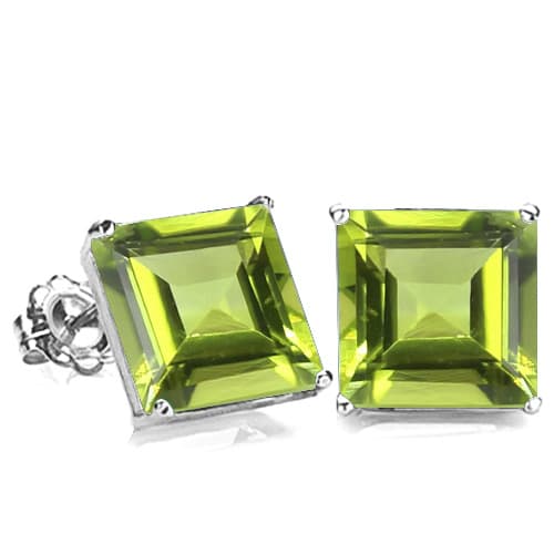 2 CT 10K WHITE SOLID GOLD EARRINGS