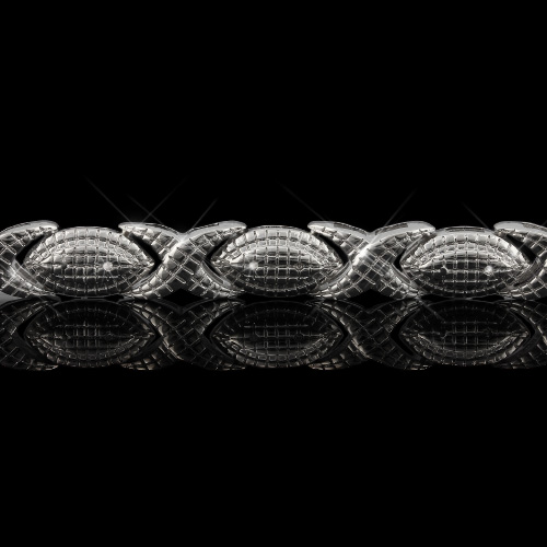 (10 PCS) DIAMOND 18K GOLD OVER BRASS BRACELET Item