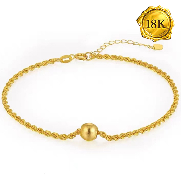 NEW! 18KT SOLID GOLD BRACELET