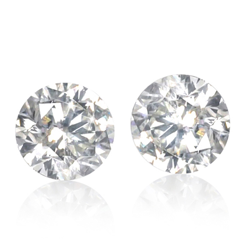LIMITED ITEM ! 0.50 CT GENUINE DIAMOND BRILLIANT CUT LOOSE LOT (2 PC)