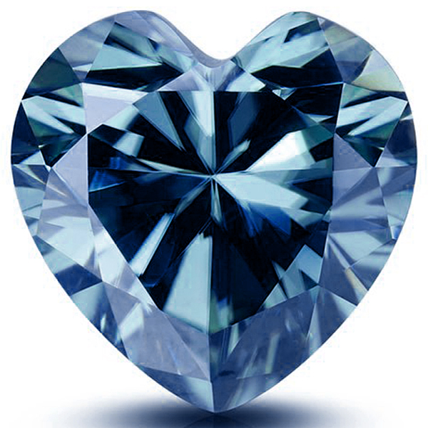 1.00 CT BLUE DIAMOND MOISSANITE FANCY BLUE Loose Diamond & Gemstones
