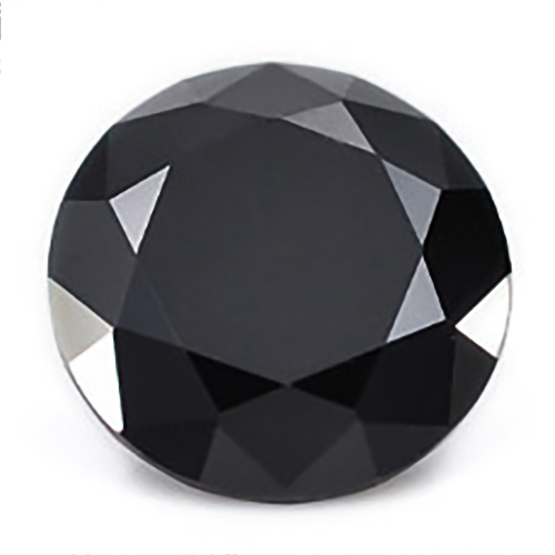 (CERTIFICATE REPORT) 2.00 CT BLACK DIAMOND MOISSANITE (VS) ROUND CUT LOOSE