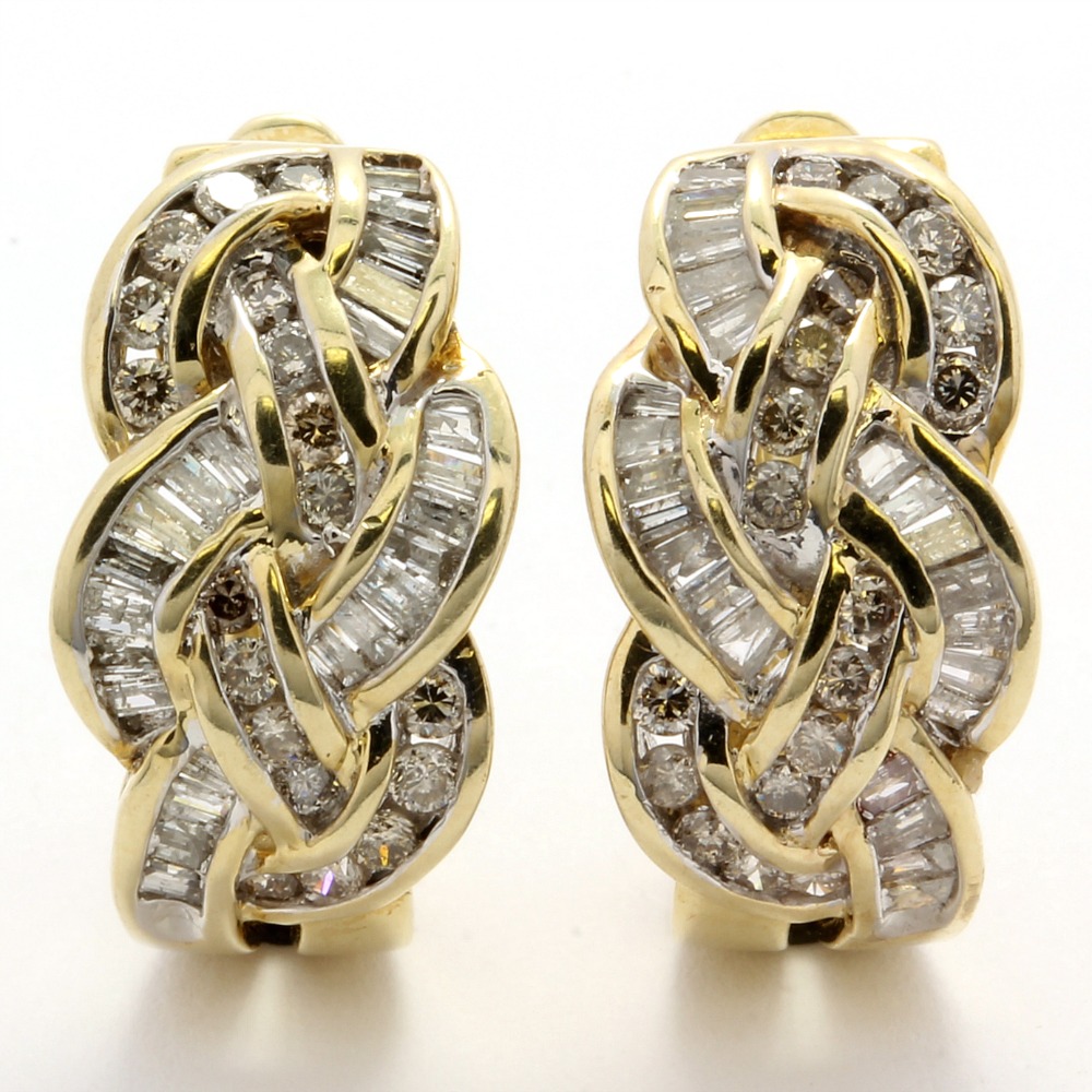 0.25 carat diamond earrings