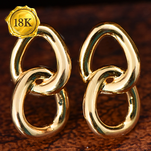 18KT SOLID GOLD EARRINGS