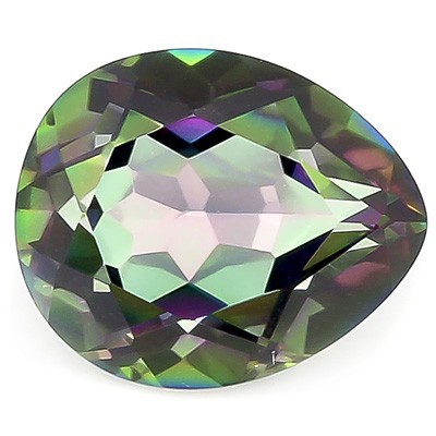 ELEGANT ! 4.86 CT MYSTIC GEMSTONE MAGICAL RAINBOW PEAR CUT LOOSE GEMSTONE