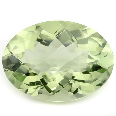 MAGNIFICENT ! 7.31 CT GREEN AMETHYST LIGHT GREEN TEA OVAL CUT LOOSE GEMSTONE