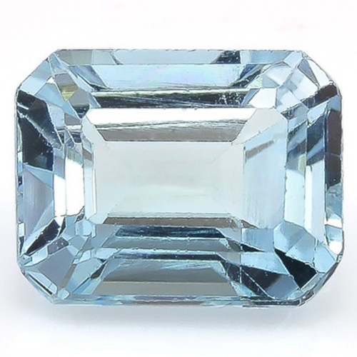 ALLURING ! 15.87 CT BABY SWISS BLUE TOPAZ EMERALD CUT LOOSE GEMSTONE