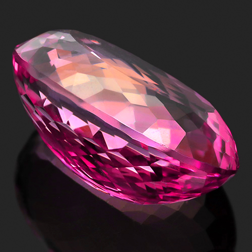 Certified Natural Brazilian Pink Topaz Gemstone - 200 Ct Oval Cut, Eye Clean, Loose Gem For Jewelry Making