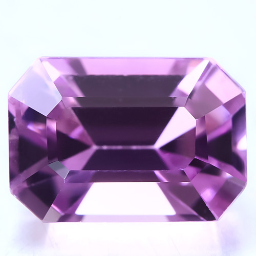 4.52 CARAT PINK KUNZITE (VS) PINK TO PURPLE OCTAGON CUT LOOSE GEMSTONE