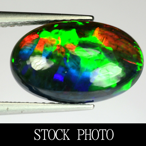 TOP GRADE EYE CLEAN ! 1.20 CARAT ETHIOPIAN BLACK OPAL NATURAL LOOSE GEMSTONE