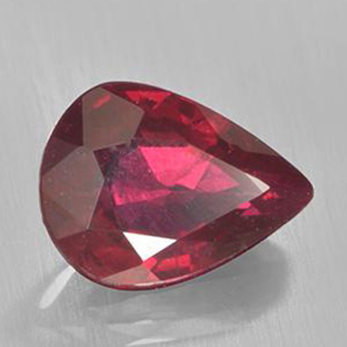 BRILLIANT ! 2.67 CT AFRICAN RUBY AMAZING SPARKLING PEAR CUT LOOSE GEMSTONE
