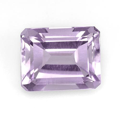 BEAUTEOUS ! 3.92 CT AMETHYST VIVID PURPLE EMERALD CUT LOOSE GEMSTONE