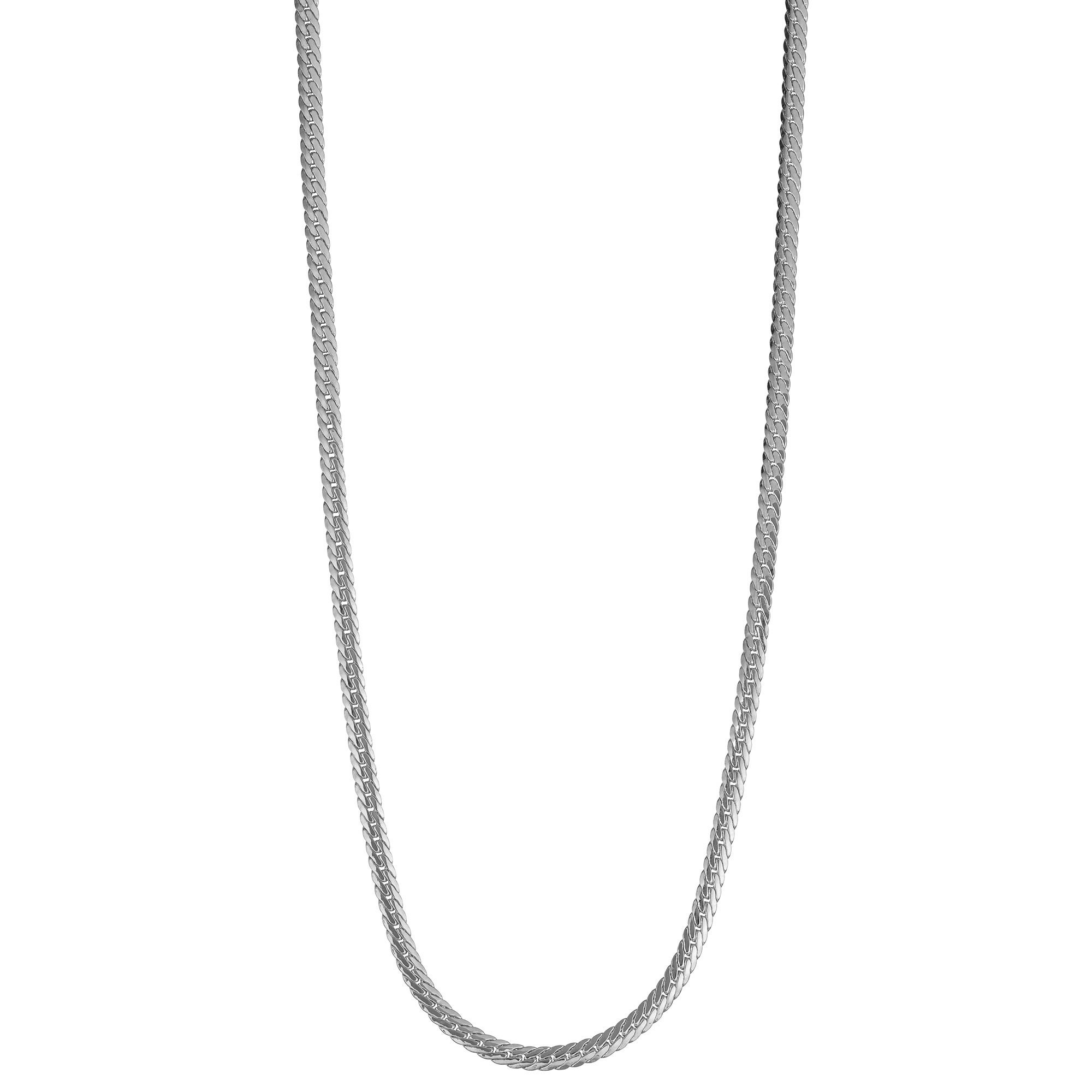 18 INCHES 1.4MM STERLING SILVER ITALIAN HERRINGBONE CHAIN 925 STERLING SILVER NECKLACE