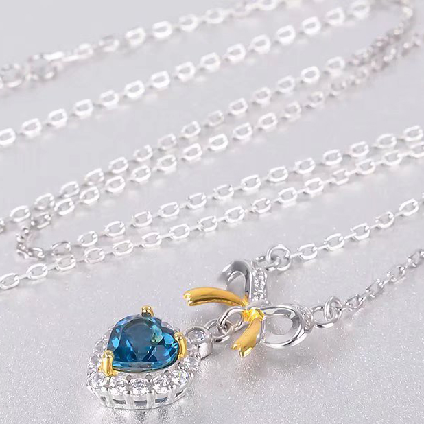 6.69 Carat Genuine Swiss Blue Topaz, London Blue Topaz and White Zircon .925 Sterling Silver Ring main image 0