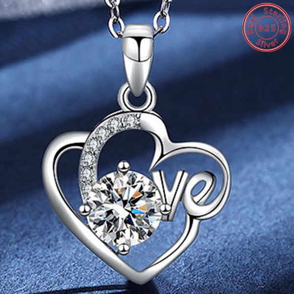 1.5 Carat Moissanite 925 Sterling Silver Necklace