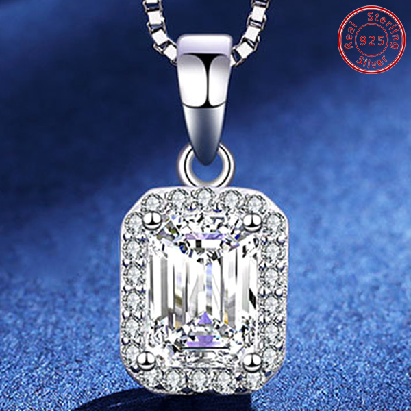 Moissanite Sterling Silver Statement Jewelry | 0.24 CT