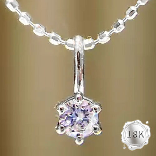 AWESOME ! 0.10 CT DIAMOND MOISSANITE 18KT SOLID GOLD MINI PENDANT