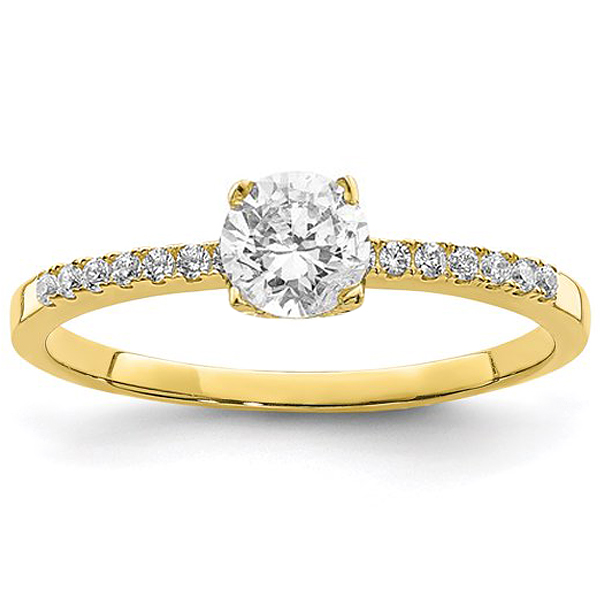 LIMITED ITEM ! 1/4 CT DIAMOND (VS) SOLITAIRE 10KT SOLID GOLD ENGAGEMENT RING