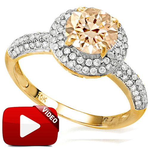 LIMITED ITEM ! 1.03 CT GENUINE DIAMOND SOLITAIRE 10KT SOLID GOLD ENGAGEMENT RING