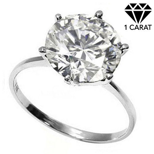 LIMITED ITEM ! 0.91 CT GENUINE DIAMOND SOLITAIRE 14KT SOLID GOLD ENGAGEMENT RING