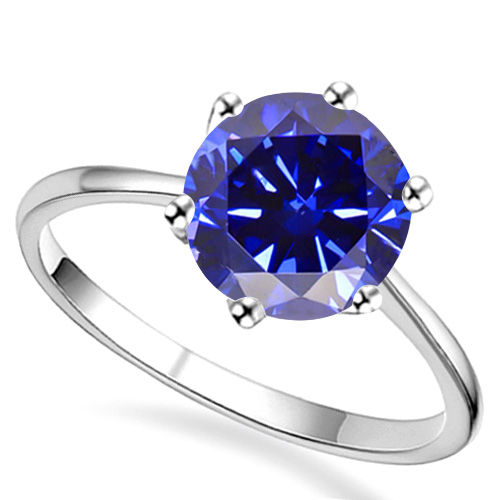 PRICELESS ! 1.00 CT LAB TANZANITE SOLITAIRE 10KT SOLID GOLD ENGAGEMENT RING