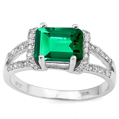DAZZLING ! 14K WHITE GOLD OVER SOLID STERLING SILVER