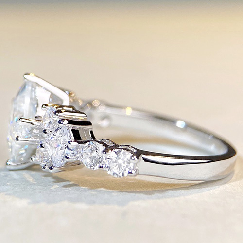 Jewelryroom.com - (CERTIFICATE REPORT) 1.20 CT DIAMOND MOISSANITE 925 ...