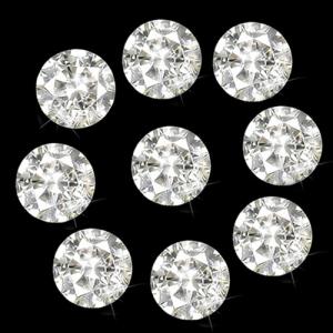 SPECTACULAR ! 1.00 CT GENUINE DIAMOND BRILLIANT CUT LOOSE LOT (9 PC)