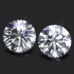 GREAT ! 1/4 CT GENUINE DIAMOND BRILLIANT CUT LOOSE LOT (2 PC)