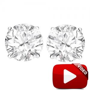 LIMITED ITEM ! 1.60 CARAT GENUINE DIAMONDS 10KT SOLID GOLD EARRINGS STUD