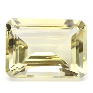 SPLENDID ! 6.52 CT CITRINE GOLDEN YELLOW EMERALD CUT GEMSTONE LOOSE