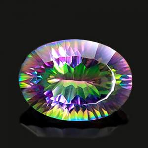 BEAUTEOUS ! 4.40 CT MYSTIC GEMSTONE MAGICAL RAINBOW LOOSE GEMSTONE