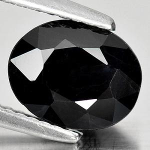 AMAZING ! 5.22 CT GENUINE BLACK SAPPHIRE OVAL CUT LOOSE GEMSTONE