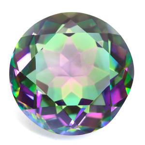 ADORABLE ! 3.60 CT MYSTIC GEMSTONE MAGICAL RAINBOW ROUND CUT LOOSE GEMSTONE