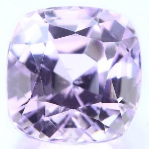 5.63 CARAT PINK KUNZITE (VS) PINK TO PURPLE CUSHION CUT LOOSE GEMSTONE