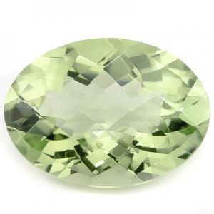 PRICELESS ! 7.05 CT GREEN AMETHYST LIGHT GREEN TEA OVAL CUT LOOSE GEMSTONE