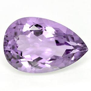 SPLENDID ! 6.69 CT AMETHYST VIVID PURPLE PEAR CUT LOOSE GEMSTONE