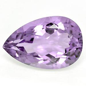 PRECIOUS ! 6.77 CT AMETHYST VIVID PURPLE PEAR CUT LOOSE GEMSTONE